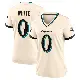 ＃0 Women's Jordan White Game Jacksonville Jaguars Natural 2026 Rivalries Collection Jersey