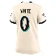 ＃0 Women's Jordan White Game Jacksonville Jaguars Natural 2026 Rivalries Collection Jersey